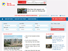 Tablet Screenshot of diachinhadat.com